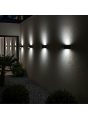 lumisky LED-Solar-Außenleuchte ''Noxis'' in Schwarz - (B)17,7 x (H)5,7 x (T)11,2 cm
