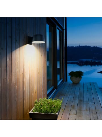 lumisky LED-Solar-Außenleuchte ''Loopin'' in Schwarz - (B)13,9 x (H)5,3 x (T)11,8 cm