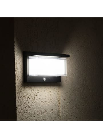 lumisky Solarna lampa zewnętrzna LED "Zeany" w kolorze czarnym - 22,2 x 17,46 x 9,1 cm