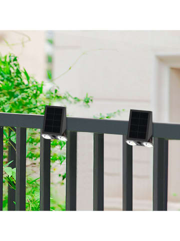 lumisky Ledsolarbuitenlamp ''Striker'' zwart - (B)11,8 x (H)13,9 x (D)7,3 cm