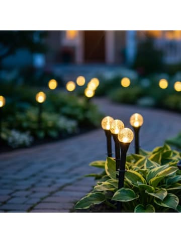 lumisky LED-Solar-Pflanzenbeleuchtung ''Festy'' in Schwarz - (L)10,5 x (B)600 cm