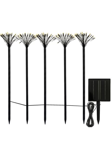 lumisky Solarne oświetlenie roślin LED "Yogy" w kolorze czarnym - 62 x 500 cm