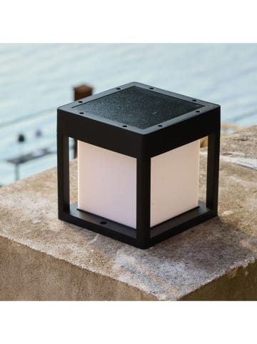 lumisky Solarna lampa zewnętrzna LED "Pilaro" w kolorze czarnym - 15 x 15 x 15 cm