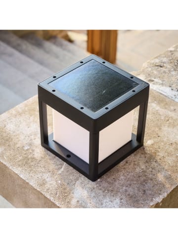 lumisky Solarna lampa zewnętrzna LED "Pilaro" w kolorze czarnym - 15 x 15 x 15 cm