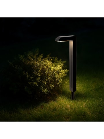 lumisky Solarne lampy ogrodowe LED (4 szt.) w kolorze czarnym - 5 x 40,2 x 14 cm
