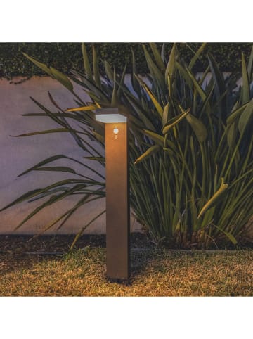 lumisky Zewnętrzna lampa solarna LED "Cenova" w kolorze brązowym - 18,8 x 70 x 10,1 cm