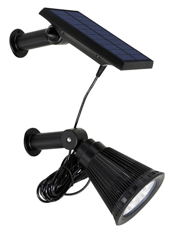 lumisky LED-Solar-Gartenstecker "Spiky" in Schwarz - (H)34 cm