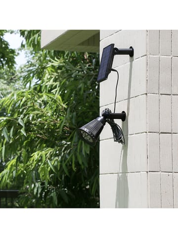 lumisky LED-Solar-Gartenstecker "Spiky" in Schwarz - (H)34 cm