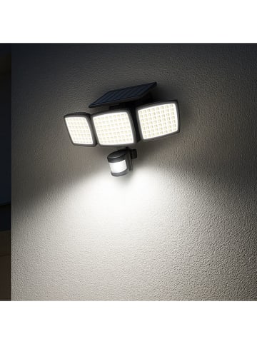 lumisky Solarne lampy zewnętrzne LED (2 szt.) w kolorze zimnej bieli - 27,3 x 14,3 x 12,8 cm