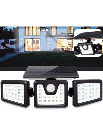 lumisky Ledsolarlamp "Falcon" zwart - (B)28 x (H)9,5 cm