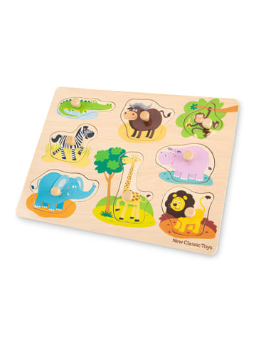New Classic Toys 8tlg. Knopfpuzzle "Safari" - ab 2 Jahren