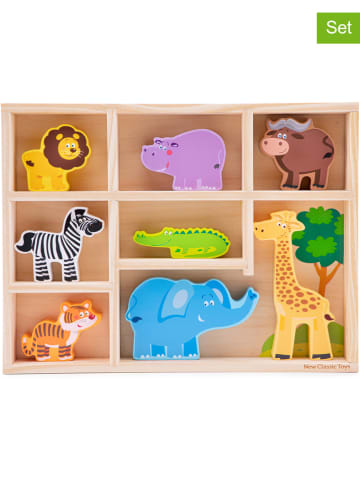New Classic Toys 8-delige set: speelfiguren "Safari" - vanaf 18 maanden