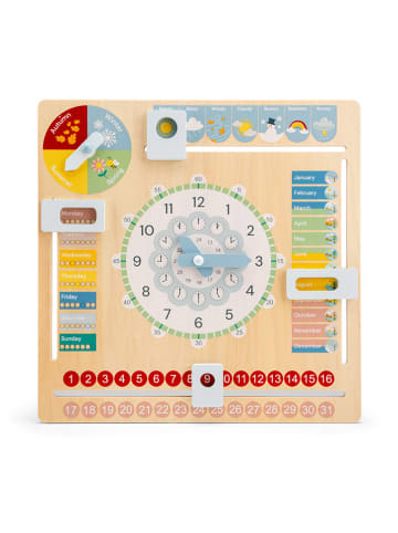 New Classic Toys Kalenderuhr "Englisch" - ab 3 Jahren