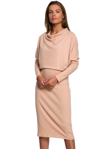 Stylove Sukienka w kolorze beżowym