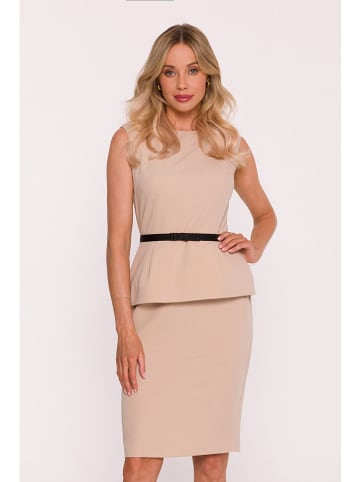 Stylove Sukienka w kolorze beżowym