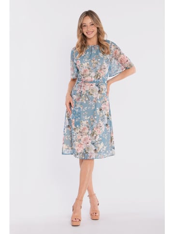 Stylove Sukienka w kolorze błękitno-jasnoróżowym