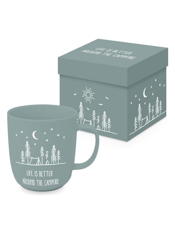 ppd Jumbotasse "Pure Easter Egg" in Blau - 400 ml