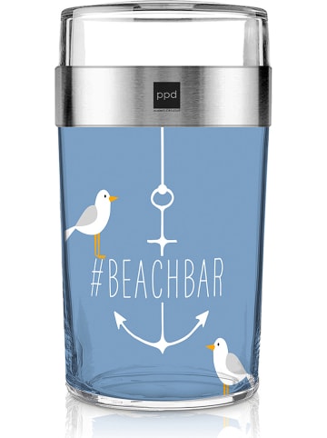 ppd Pojemnik "Snack 2 Go - Beach" w kolorze błękitnym na lunch - 900 ml