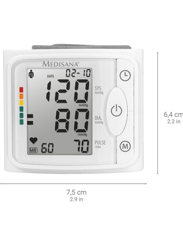 Medisana Polsbloeddrukmeter "BW 320" wit