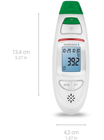 Medisana Wielofunkcyjny termometr "TM 750 connect" w kolorze białym na podczerwień