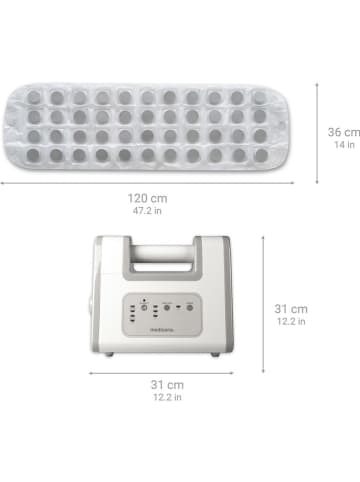 Medisana Mata "BBS Color Relaunch" w kolorze białym do kąpieli bąbelkowej