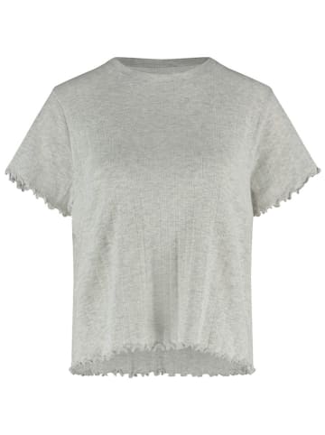 Hunkemöller Pyjama-Oberteil in Grau