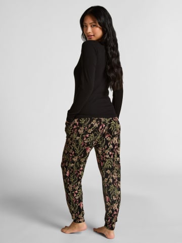 Hunkemöller Pyjama-Oberteil in Schwarz