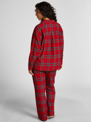 Hunkemöller Pyjama-Oberteil in Rot