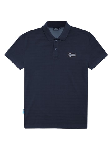 Westfjord Poloshirt "Skogar" donkerblauw