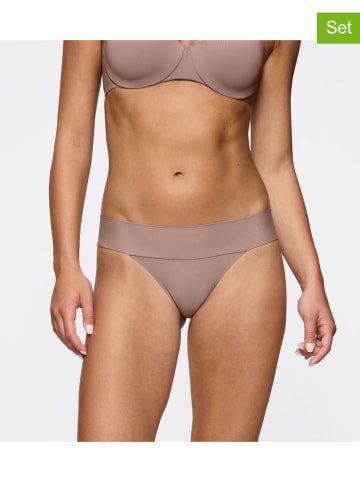 Triumph 2-delige set: strings beige