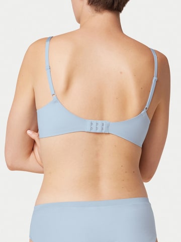 Triumph Biustonosz "Soft Touch" w kolorze błękitnym