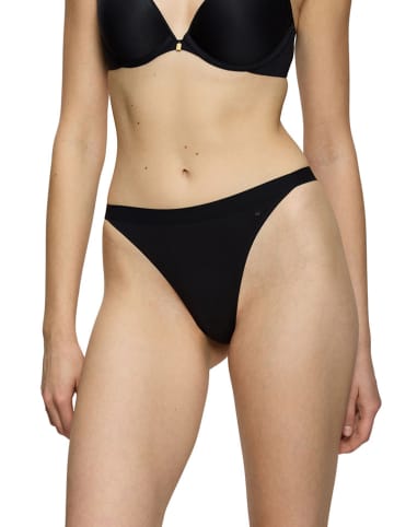 Triumph Stringi "Smart Natural" w kolorze czarnym