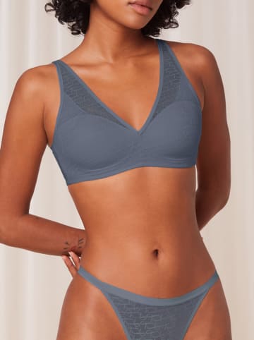 Triumph Beugelloze beha donkerblauw