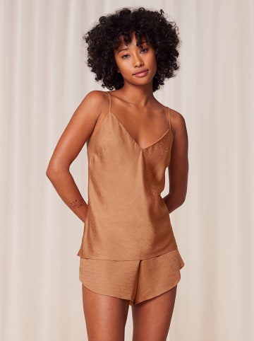 Triumph Piżama w kolorze jasnobrązowym