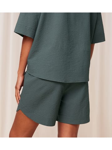 Triumph Pyjama-Shorts in Dunkelgrün