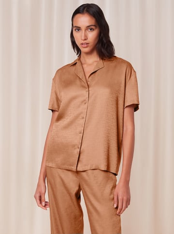 Triumph Pyjamatop lichtbruin