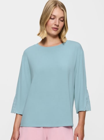 Triumph Pyjama-Oberteil "Aura Spotlight" in Hellblau