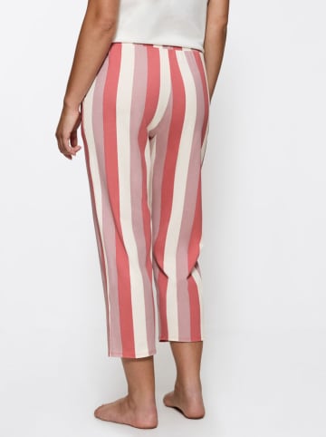 Triumph Pyjama-Hose "Mix & Match" in Creme/ Rosa