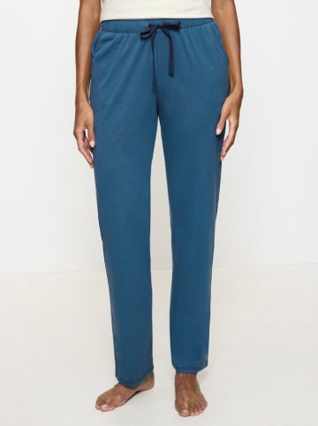 Triumph Spodnie dresowe "Mix & Match" w kolorze niebieskim