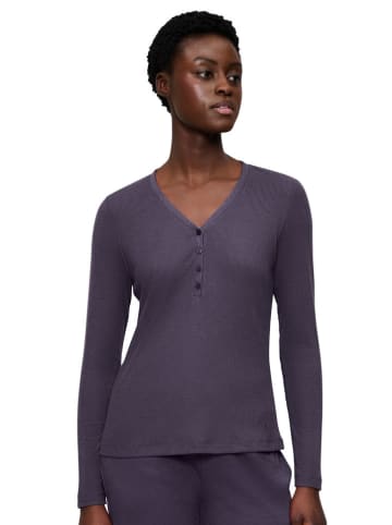 Triumph Pyjamatop "Mix & Match" antraciet