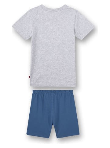 Sanetta Pyjama in Blau/ Grau