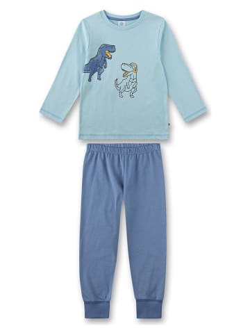 Sanetta Pyjama blauw/lichtblauw