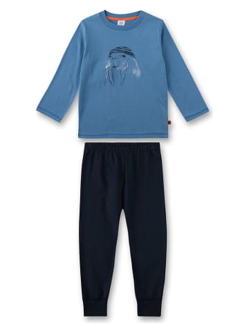 Sanetta Pyjama in Dunkelblau/ Blau