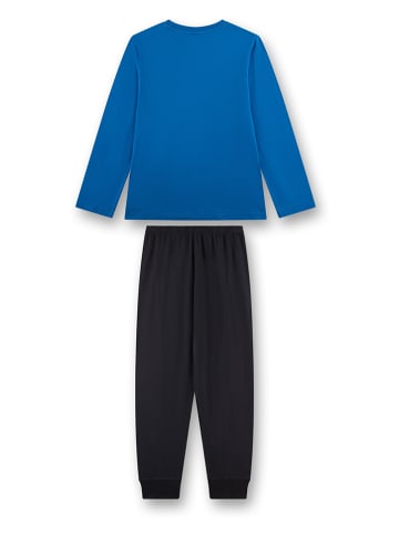 Sanetta Pyjama blauw/zwart