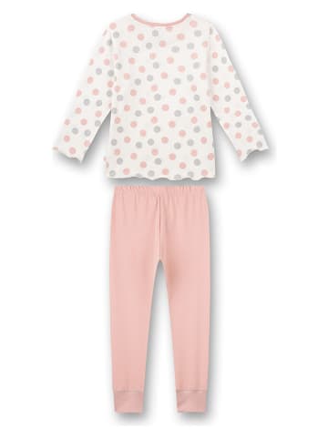 Sanetta Pyjama in Rosa/ Weiß