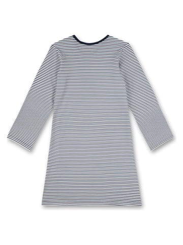 Sanetta Nachthemd in Creme/ Dunkelblau