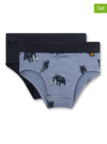 Sanetta Slipki (2 pary) w kolorze błękitnym i granatowym