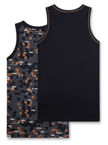 Sanetta 2-delige set: hemdjes zwart