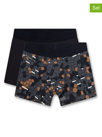 Sanetta Bokserki (2 pary) w kolorze czarno-antracytowym