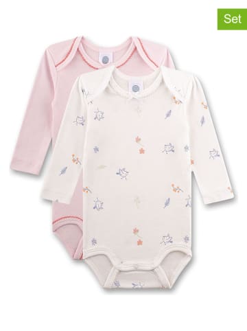 Sanetta 2er-Set: Bodys in Rosa/ Creme